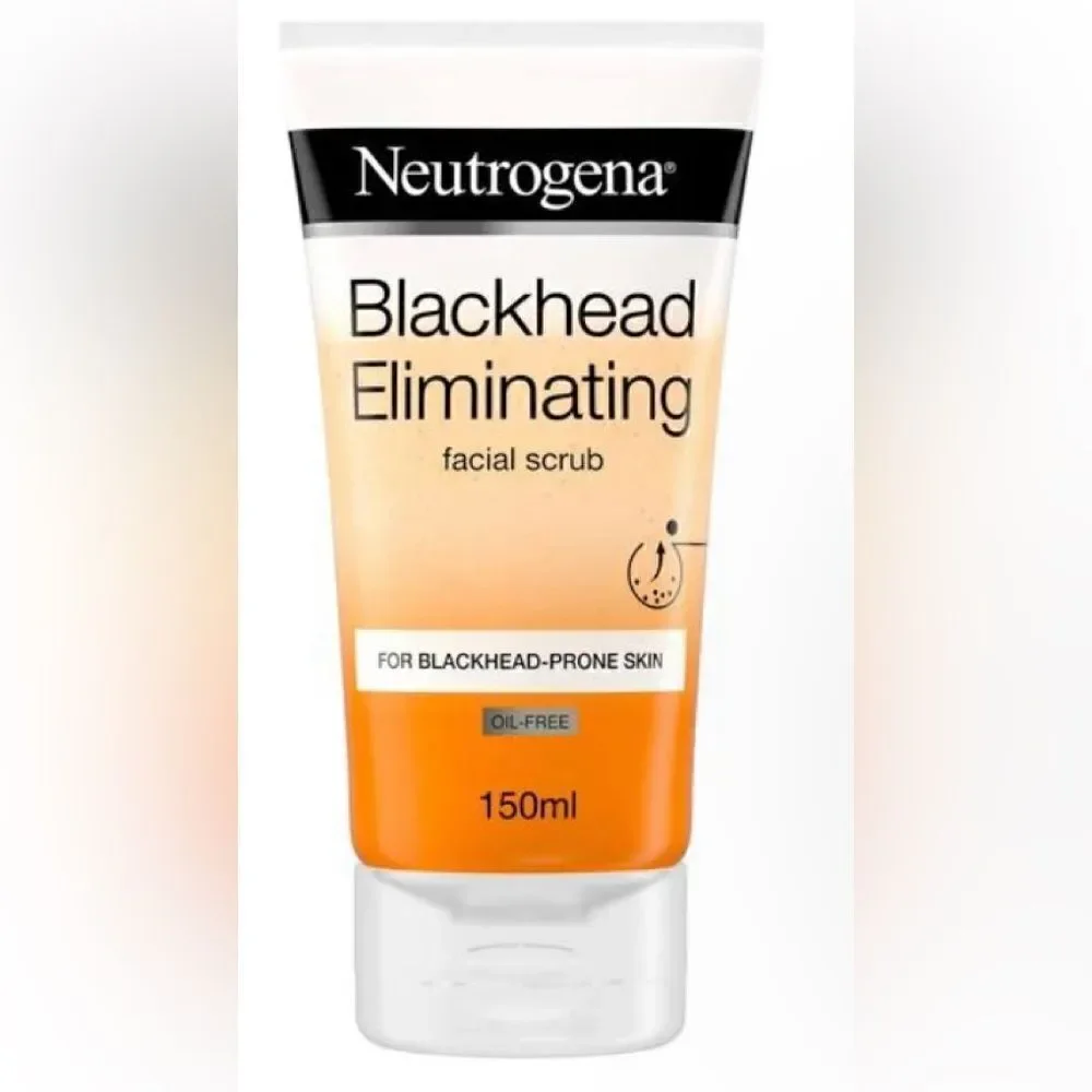 🛍️Neutrogena Black head Eliminating Daily facial Scrub 4.2OZ Set Of 2💥